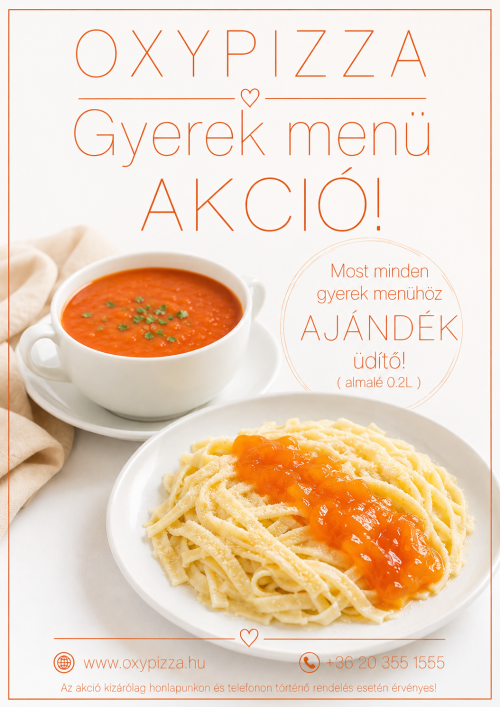 GYEREK Menü + AJÁNDÉK üdítő