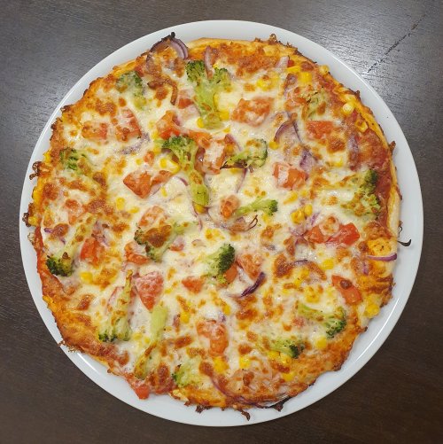 Vegetáriánus pizza