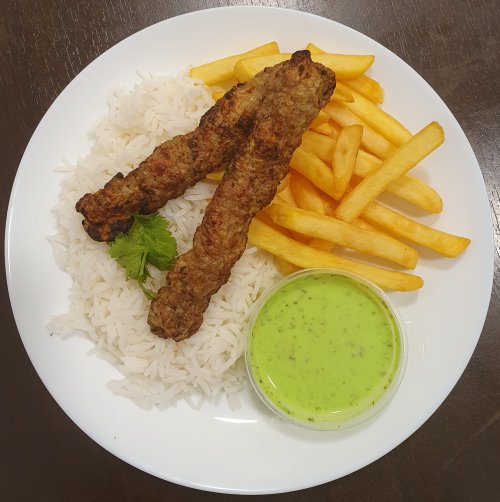 Csirke Seekh Kebab Tál