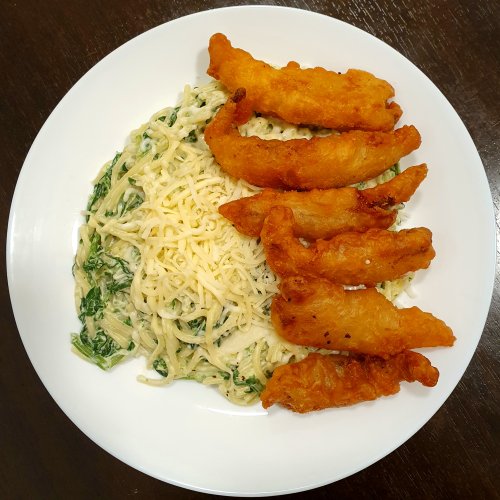 Parajos tészta tempurabundás halfilével